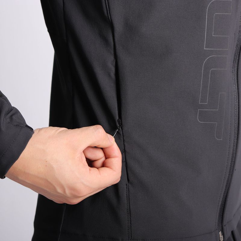 CASACA CORTAVIENTO IMPERMEABLE - NEGRO