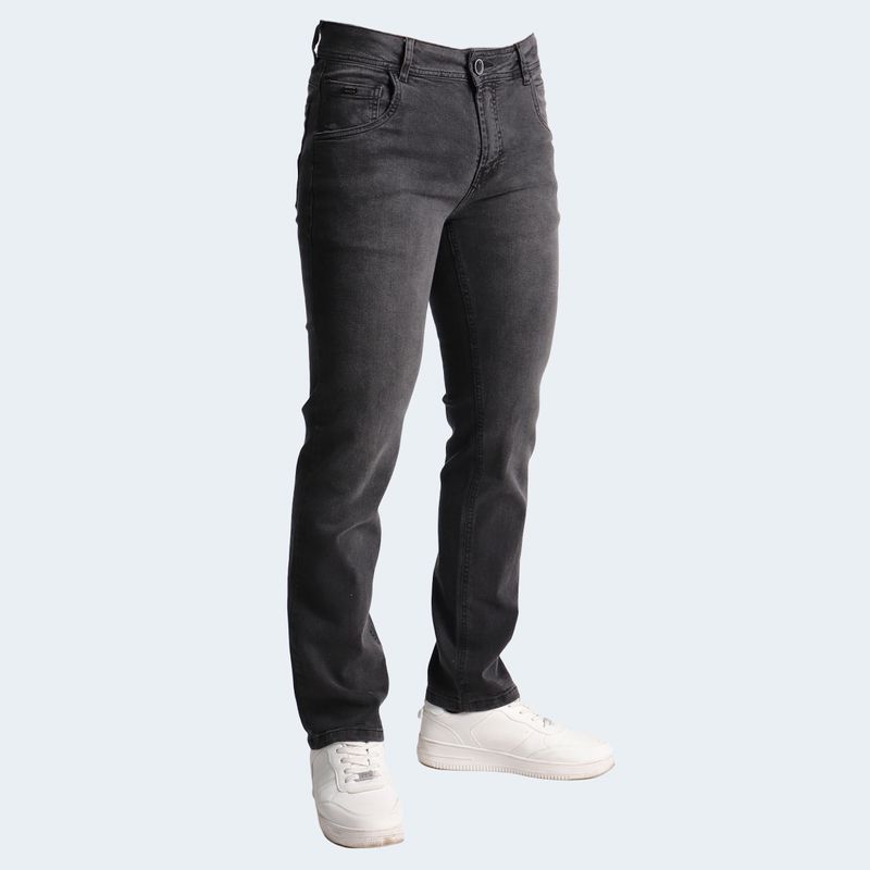 COMFORT SLIM-FIT DENIM PANTS - LEAD