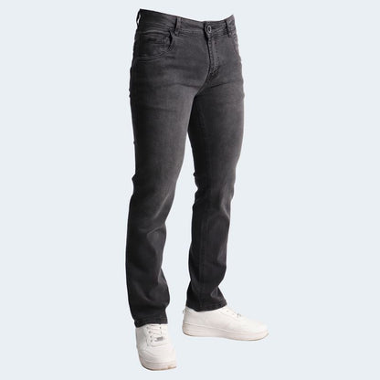 COMFORT SLIM-FIT DENIM PANTS - LEAD