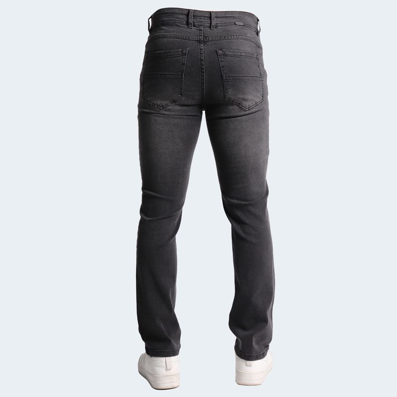COMFORT SLIM-FIT DENIM PANTS - LEAD