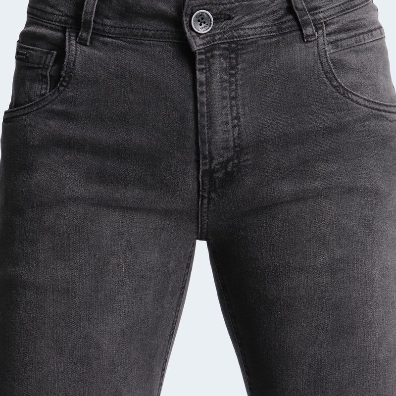 COMFORT SLIM-FIT DENIM PANTS - LEAD