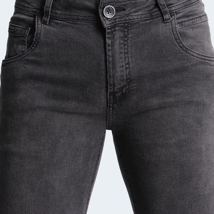 COMFORT SLIM-FIT DENIM PANTS - LEAD