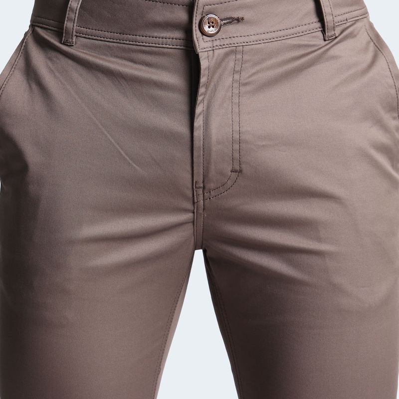SEMI-SLIM DRILL TROUSERS - BEAVER