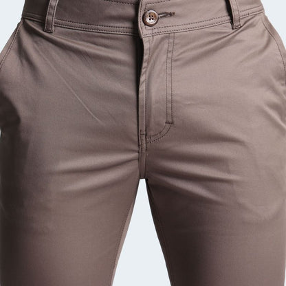 SEMI-SLIM DRILL TROUSERS - BEAVER