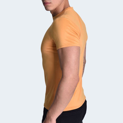 Polo Cuello Redondo Manga Corta - CAMELL