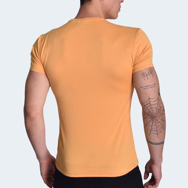 Polo Cuello Redondo Manga Corta - CAMELL