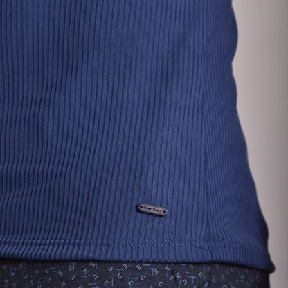POLO CUELLO BOX MANGA CORTA - ACERO