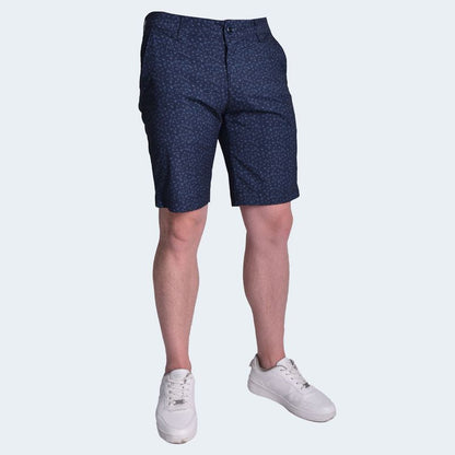 Men's Microfiber Bermuda Shorts - Lightweight, Breathable - NAVY
