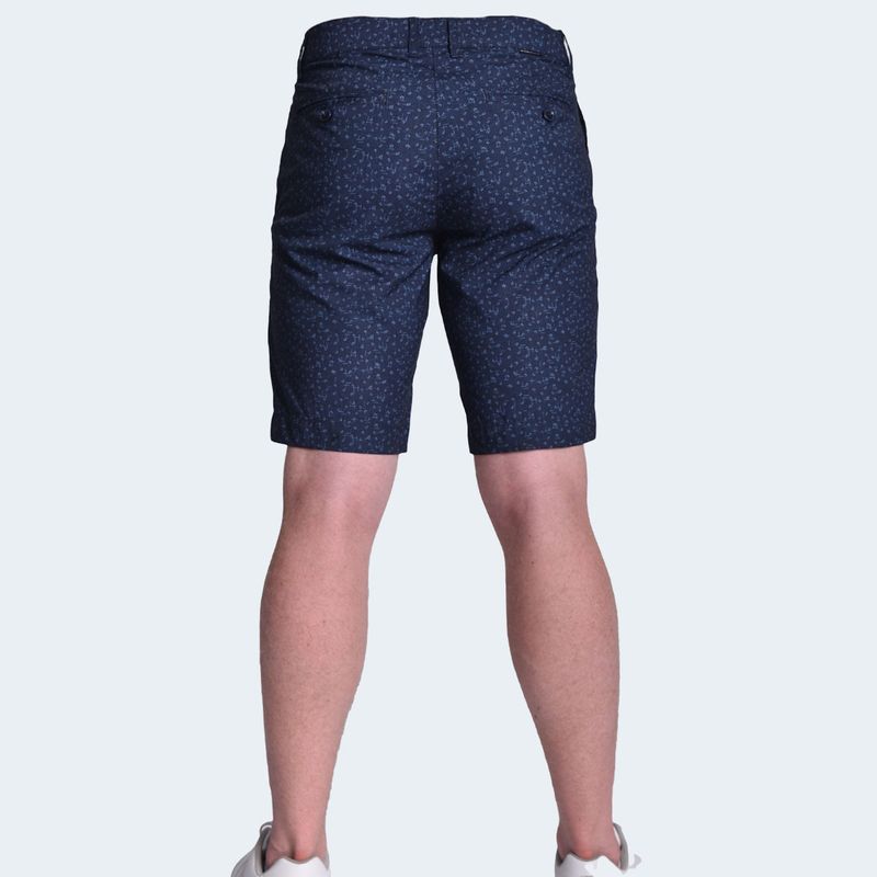 Men's Microfiber Bermuda Shorts - Lightweight, Breathable - NAVY