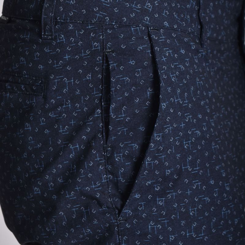 Men's Microfiber Bermuda Shorts - Lightweight, Breathable - NAVY