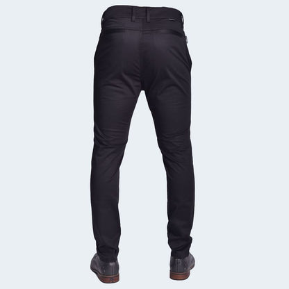 Pantalon Pitillo Satinado Elegante Perfect Fit con Acabado Suave - NEGRO