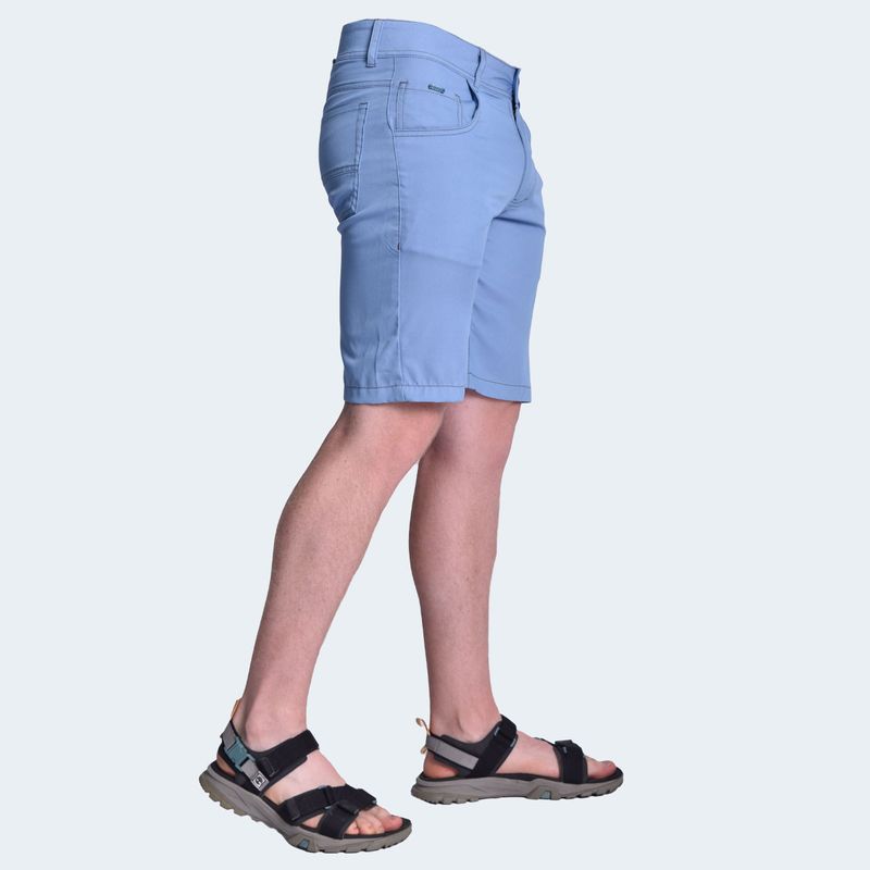 SPECIAL COMFORT FABRIC BERMUDA SHORTS - ICE