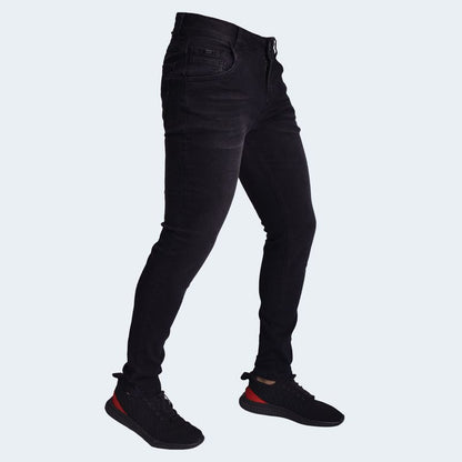 Pantalon Denim Confort Liberty para Hombre, Entalle Pitillo, Stretch, Versatil - negro