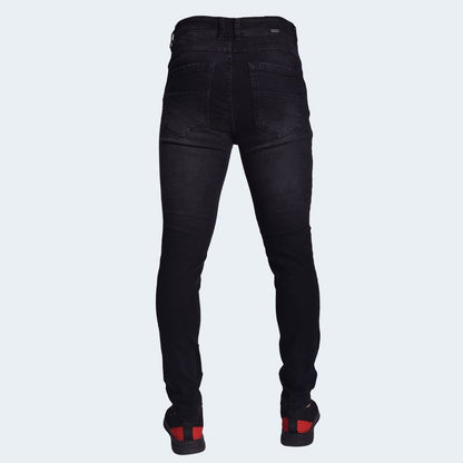 Pantalon Denim Confort Liberty para Hombre, Entalle Pitillo, Stretch, Versatil - negro