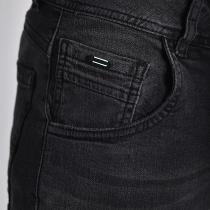 Pantalon Denim Confort Liberty para Hombre, Entalle Pitillo, Stretch, Versatil - plomo