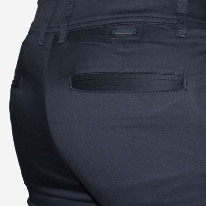 SEMI-SKINNY DRILL TROUSERS - BLUE