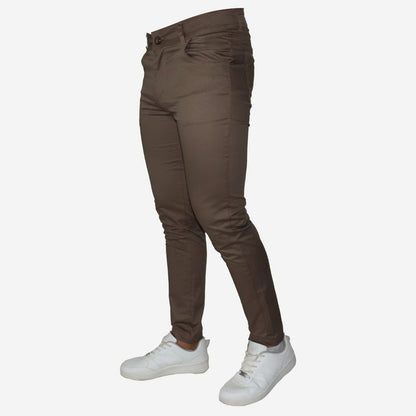 SKINNY DRILL PANTS - CASTOR
