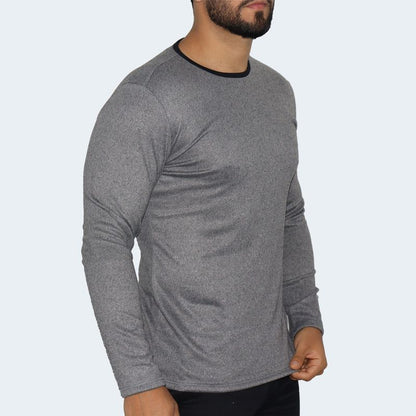 Men's Signature round-neck sweater, perfect fit, special anatomical and breathable fabric, modern style - LEAD