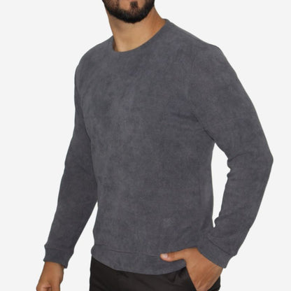 Signature Crew Neck Sweater – ideal for cold days with relaxed style and extra warmth - LEAD