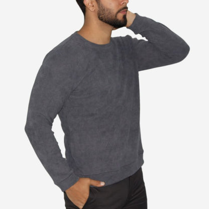 Signature Crew Neck Sweater – ideal for cold days with relaxed style and extra warmth - LEAD