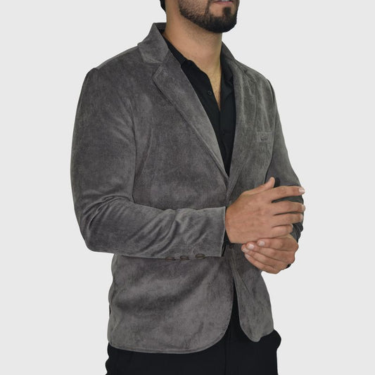 Blazer de pana con forro de piel de bisonte - CASTOR
