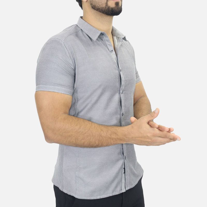 Camisa Signature manga corta – estilo pulido para días frescos y casuales - NEBLA