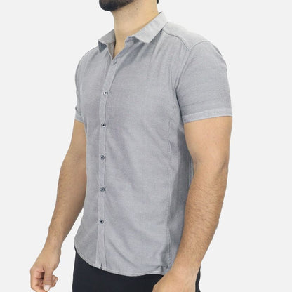 Camisa Signature manga corta – estilo pulido para días frescos y casuales - NEBLA