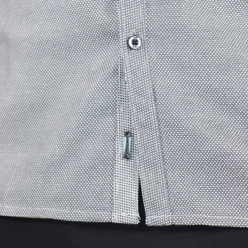 Camisa Signature manga larga – diseño sofisticado con textura tejida - NEBLA