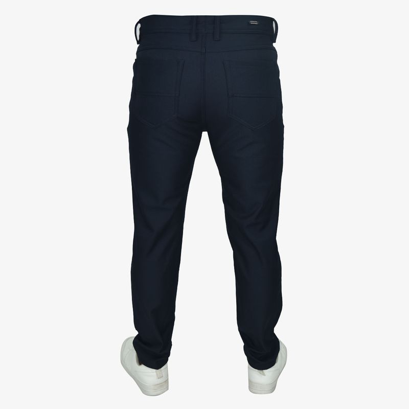 Pantalón Semi Pitillo Smart Fabric – Tejido Tecnológico Impermeable con Protección UV - AZUL MARINO