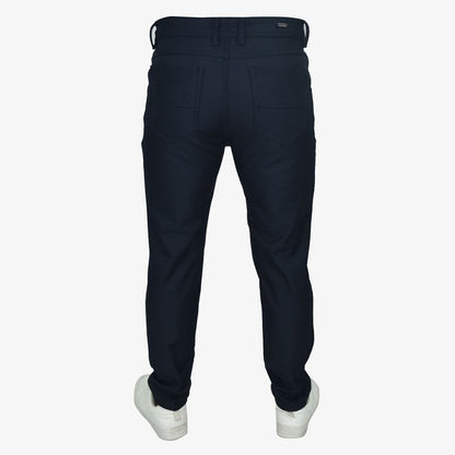 Pantalón Semi Pitillo Smart Fabric – Tejido Tecnológico Impermeable con Protección UV - AZUL MARINO