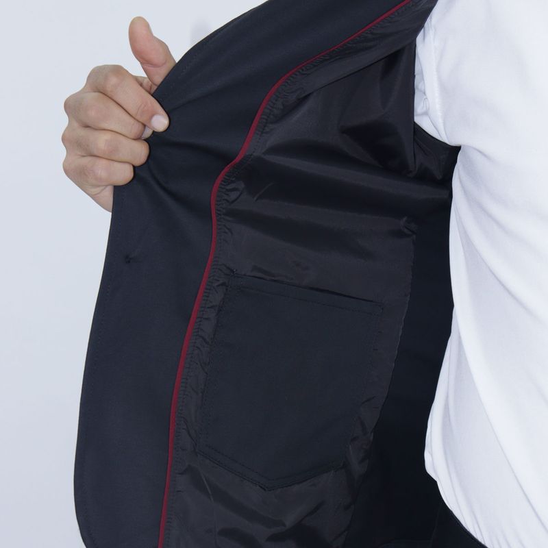 Blazer satinado Perfect Fit – Diseño minimalista con bolsillos invisibles - NEGRO