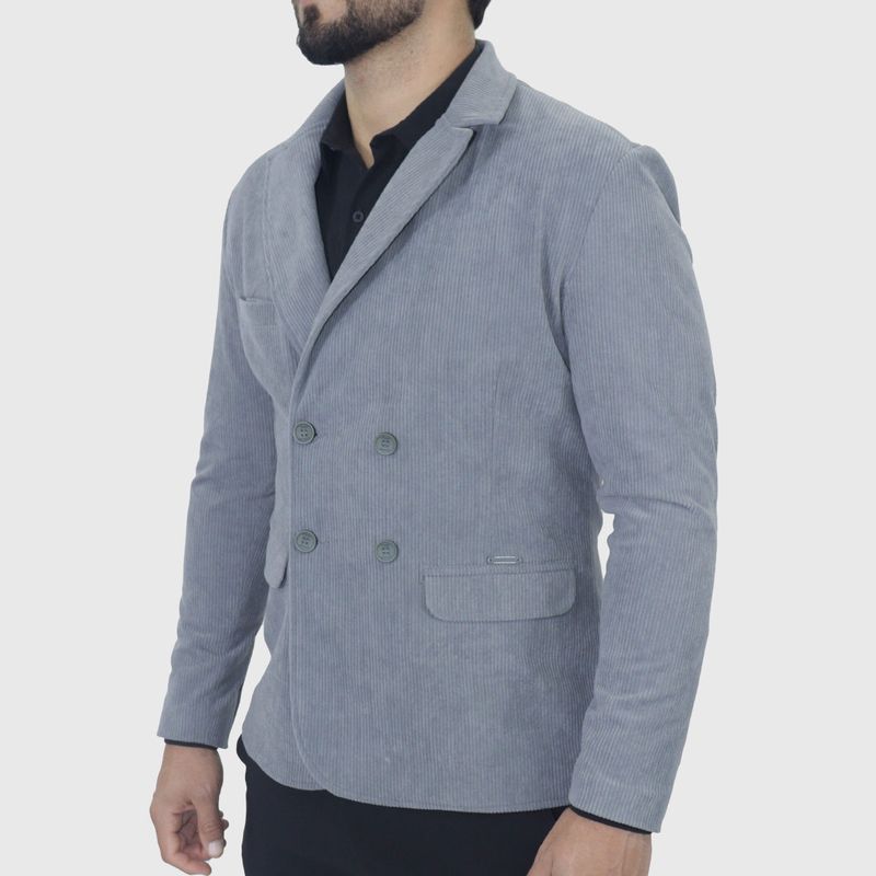 Signature corduroy blazer with notched lapel Perfect Fit Lining with bison leather feel - LEAD