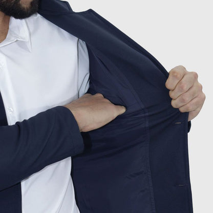 Smart Fabric Signature Waterproof Blazer | Functional Technology | Perfect Fit for Unpredictable Days - BLUE