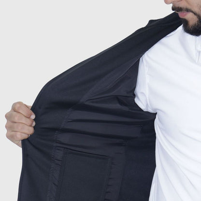 Smart Fabric Signature Waterproof Blazer | Functional Technology | Perfect Fit for Unpredictable Days - BLACK