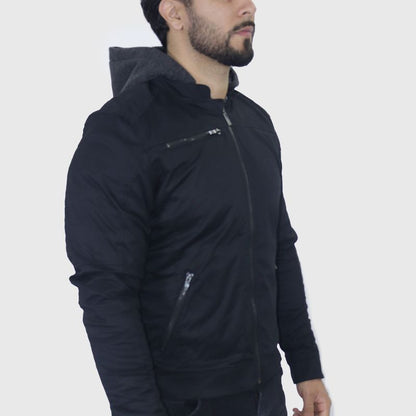 Casaca  de drill Signature | Forro térmico interior | Entalle Perfect Fit - NEGRO