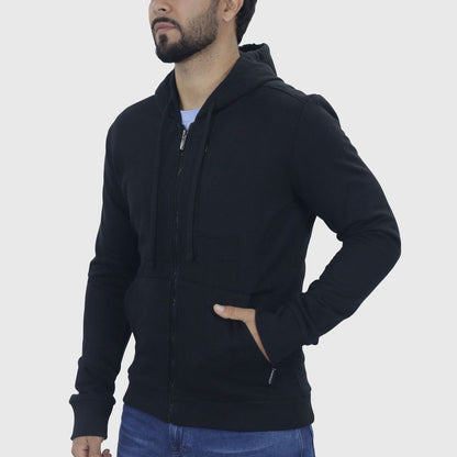 Signature flannel hoodie | Urban style with premium thermal lining - BLACK