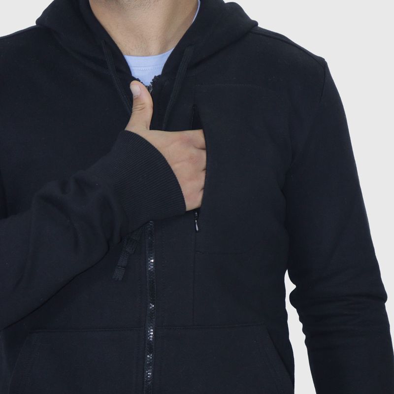 Signature flannel hoodie | Urban style with premium thermal lining - BLACK