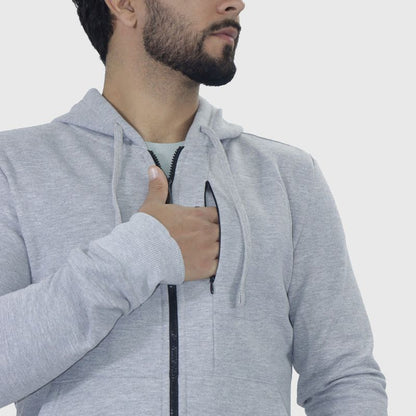 Signature flannel hoodie | Urban style with premium thermal lining - MELANGE