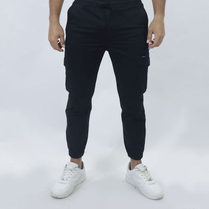 Jogger de drill Liberty | Perfect Fit | Diseño utilitario y confort - NEGRO