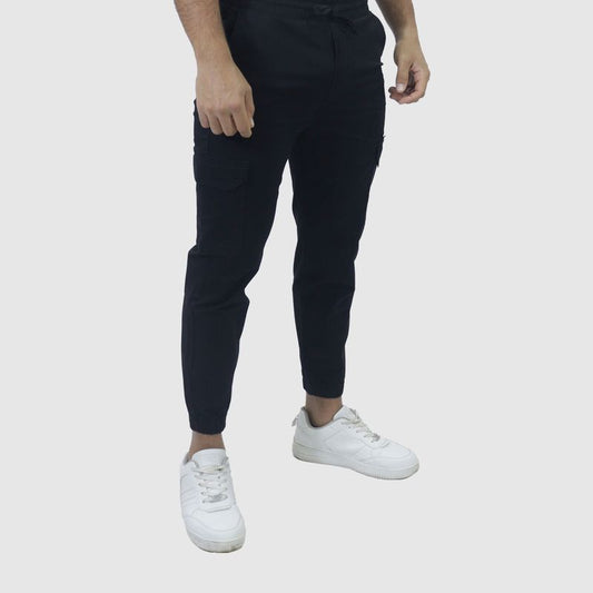 Jogger de drill Liberty | Perfect Fit | Diseño utilitario y confort - NEGRO