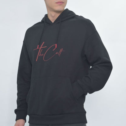 Liberty flannel hoodie Urban warmth - BLACK