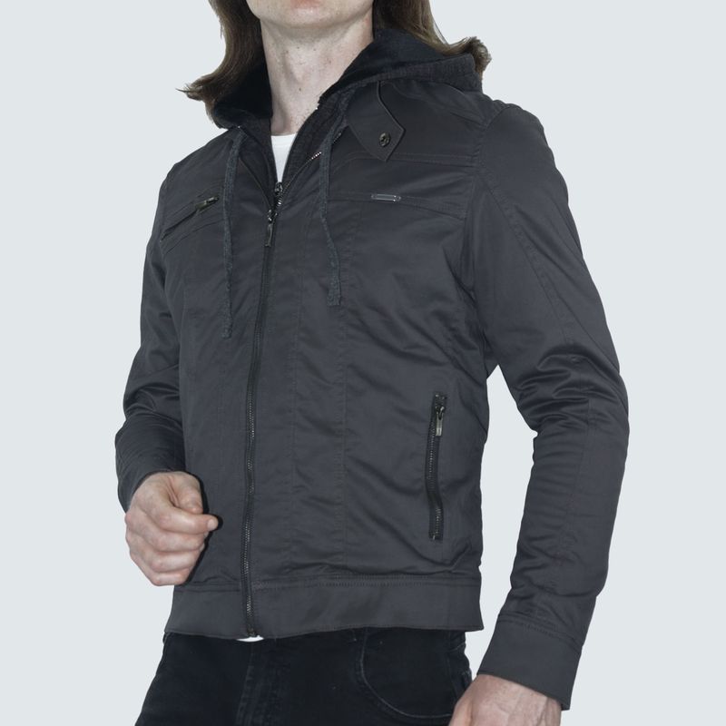 Signature Edition Drill Jacket with removable hood and bib - LEAD