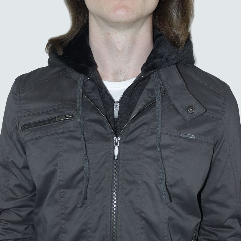 Signature Edition Drill Jacket with removable hood and bib - LEAD