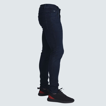 Pantalon denim pitillo Perfect Fit Confort y estilo estructurado - ACERO