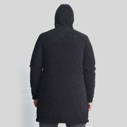 Parka corduroy premium Forro peluche Perfect Fit - NEGRO