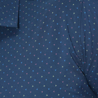 Camisa manga larga Tela confort-flex Entalle Perfect Fit - AZUL