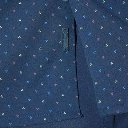 Camisa manga larga Tela confort-flex Entalle Perfect Fit - AZUL