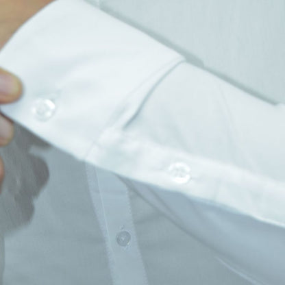 Camisa suit manga larga Signature Perfect Fit - BLANCO