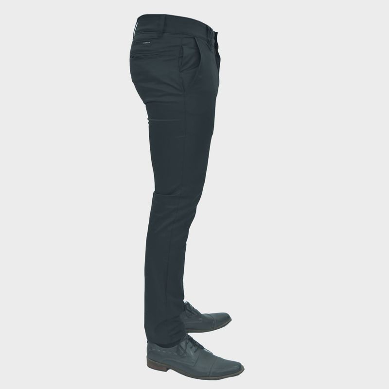 Pantalon semi pitillo Perfect Fit - NEGRO