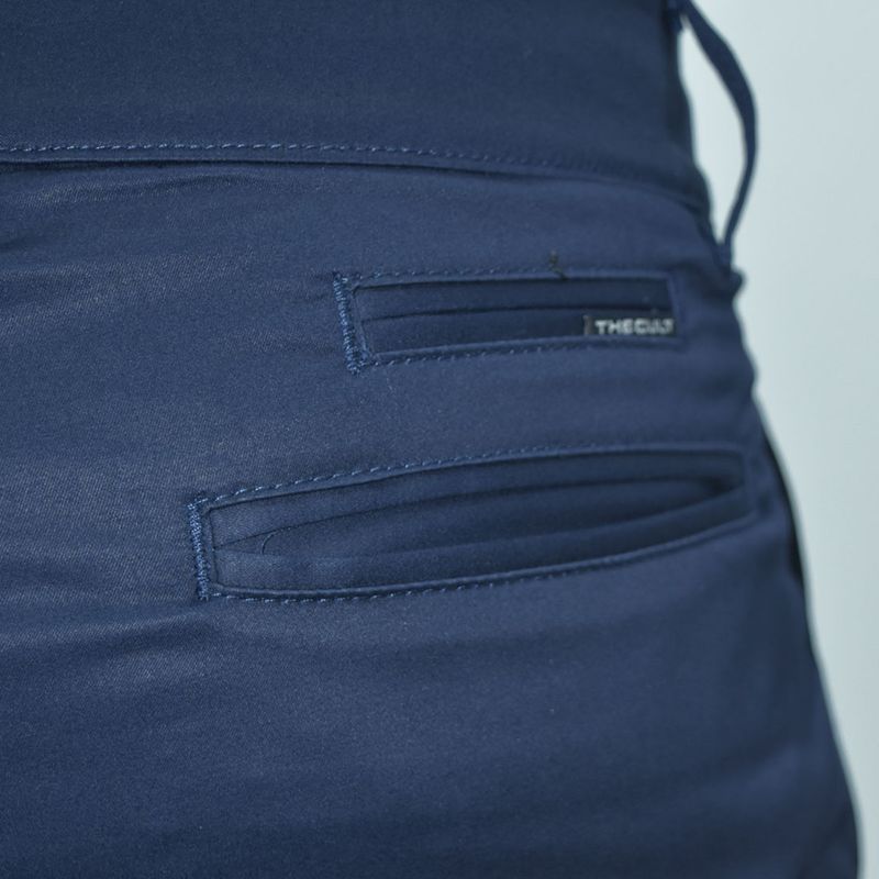 Pantalon semi pitillo Perfect Fit - AZUL